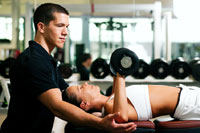 Find a personal trainer or gym.